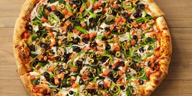 Veggie Deluxe Pizza