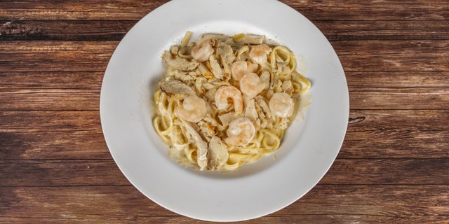 Seafood Fettuccine Alfredo