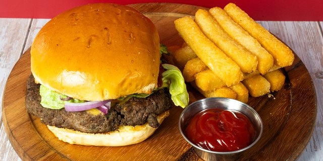 Clasic Burger Boxed Lunch