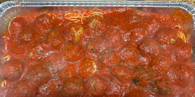 Spaghetti & Meatball Tray