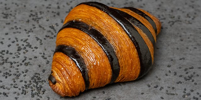 Mini Black Sesame Croissant