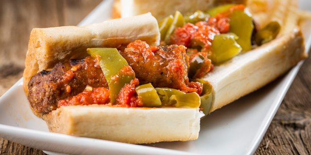 Italian Sausage Sandwich