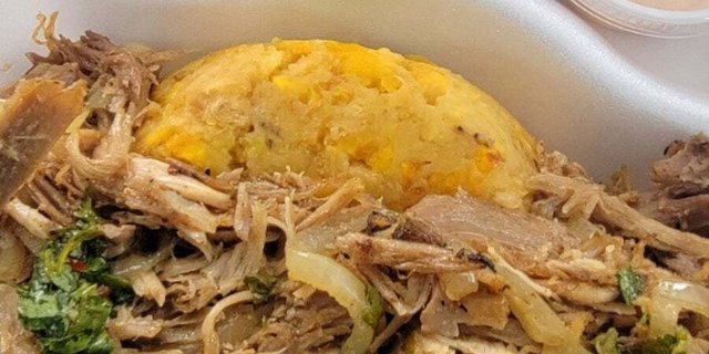 Slow Roasted Pork (Pernil) Mofongo