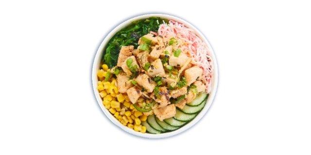 Grilled Chicken Poke Bowl