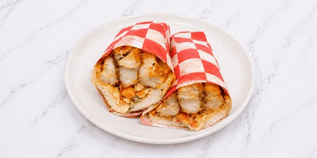 Mala Crispy Fish Sandwich