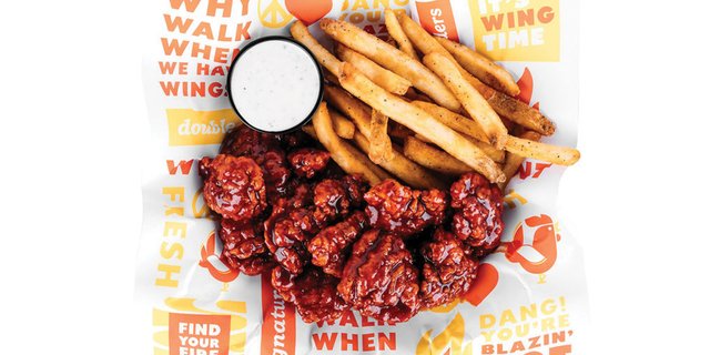 6 Boneless Wings Boxed Lunch