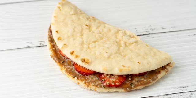 Almond Berry Flatbread Sandwich