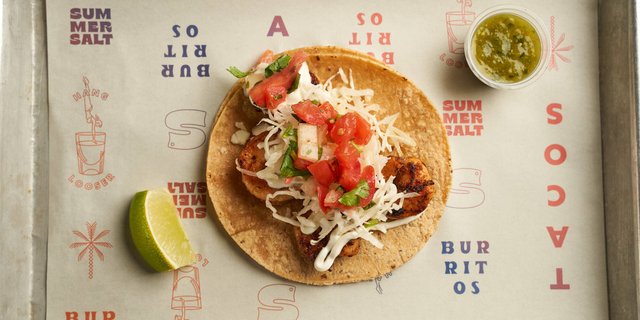 Pan-Seared Adobo Shrimp Taco