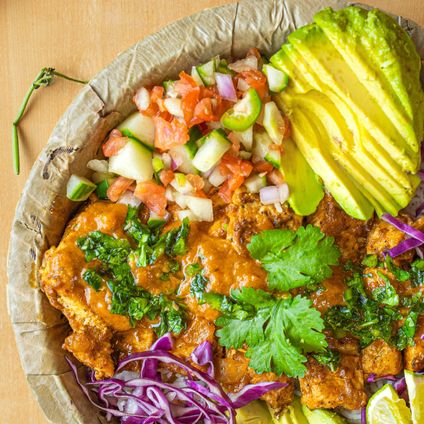 Individual Avocado Tikka Rice Bowl