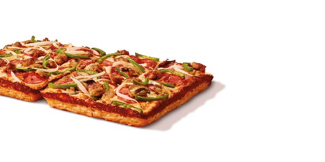 Detroit-Style Deep Dish Ultimate Supreme Pizza