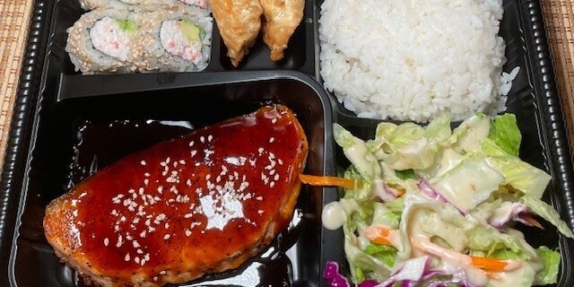 Salmon Teriyaki Bento