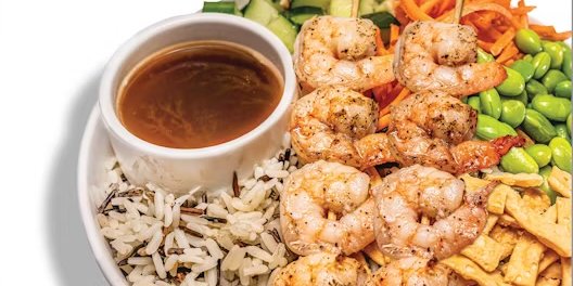Sweet Sesame Shrimp & Wild Rice Bowl