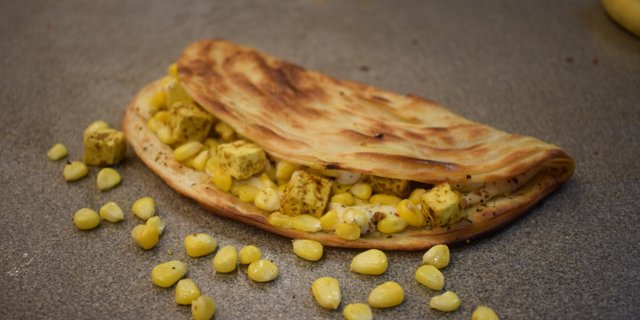 Paneer Tikka Butter Masala & Red Paprika Taco