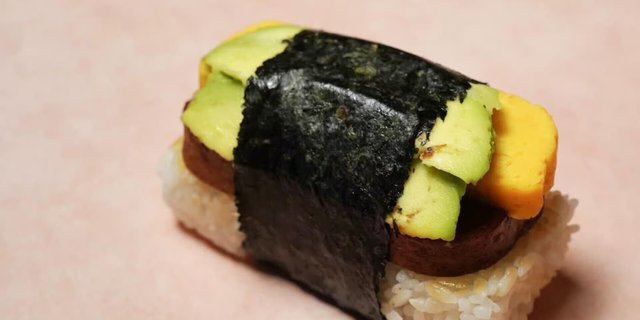 Tamago & Avocado Spam Musubi