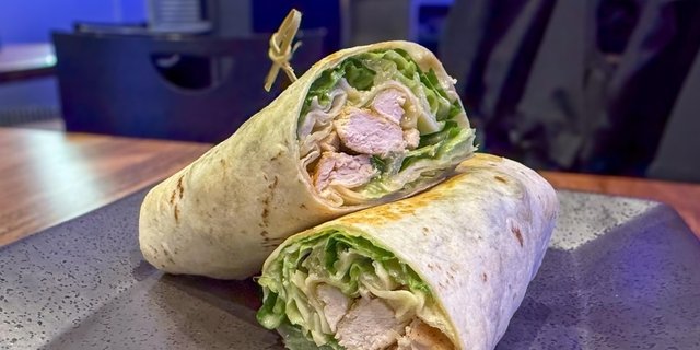 Chicken Caesar Wrap & Soup