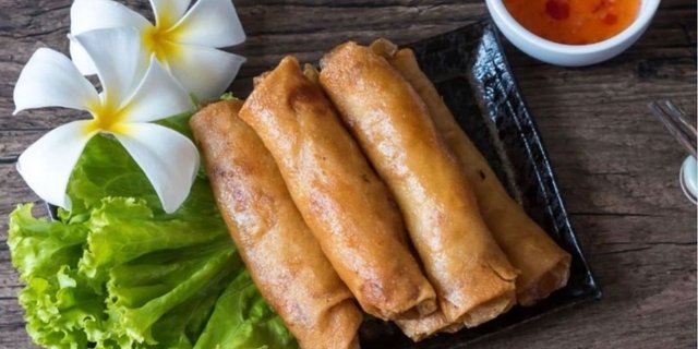 Fried Veggie Spring Rolls