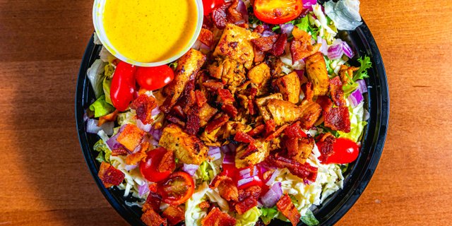 Individual Honey Mustard Salad Bowl