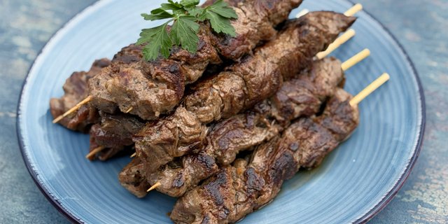 Mini Steak Tips Skewers