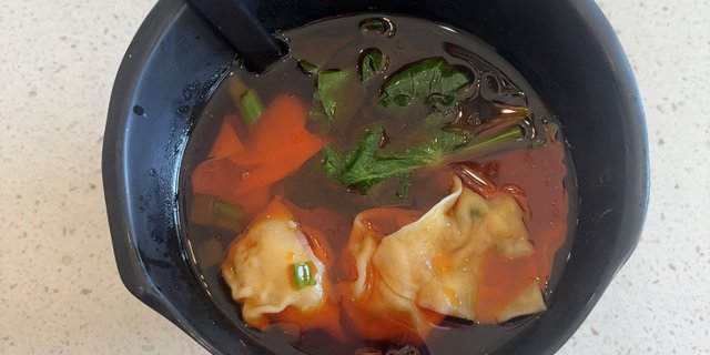 Szechuan Spicy Wonton Soup