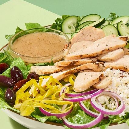 Greek Salad With Chicken Boxed Lunch