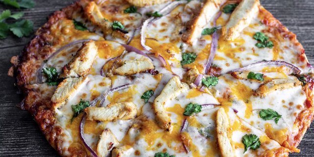 BBQ Chicken Thin Crust Pizza