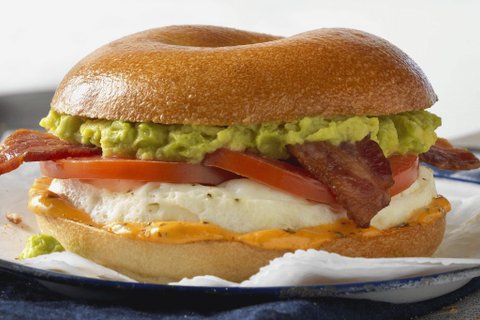 Individual Bacon, Avocado & Tomato Egg White Sandwich Meal