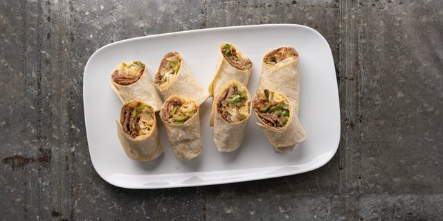 Santa Fe Cheesesteak Wraps