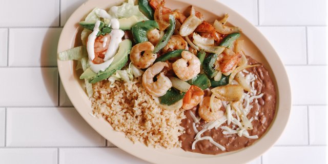 Fajitas de Camarones