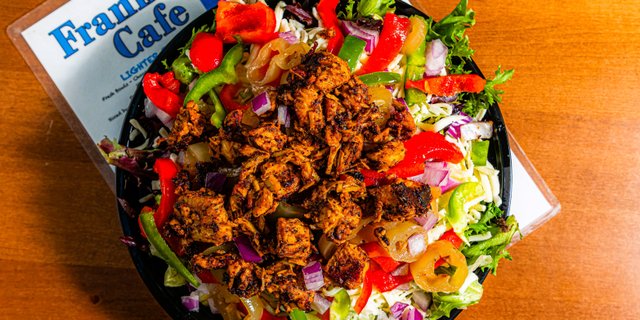 Individual Triple Pepper Blackened Salad Bowl