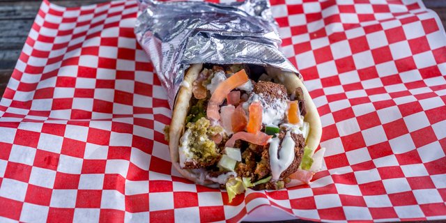 Falafel Pita Wrap