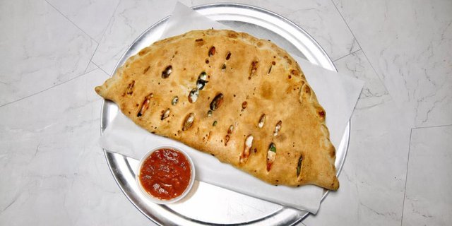 Buffalo Chicken & Bacon Calzone