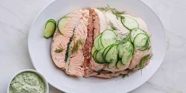 Poached Salmon
