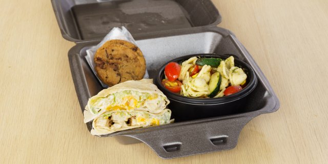 Grilled Chicken Wrap Boxed Meal