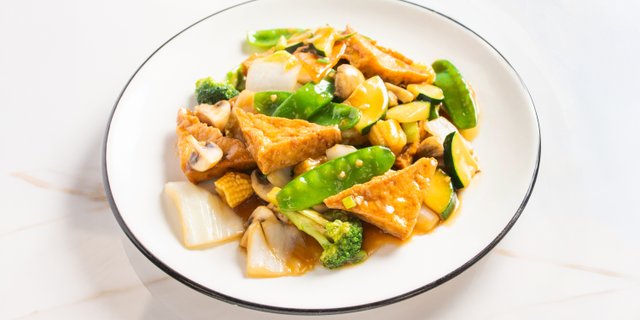 Fried Tofu w/ Vegetables