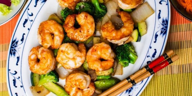 Shrimp W/ Mixed Vegetables & Rice Boxed Lunch