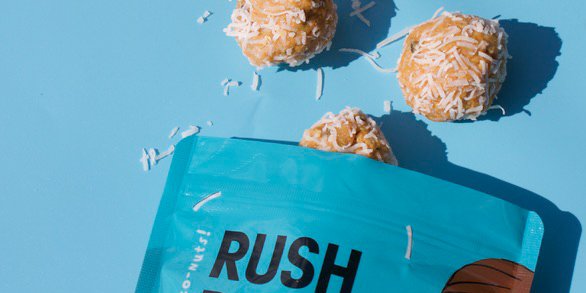 Rush Bites Rolled in Coconut