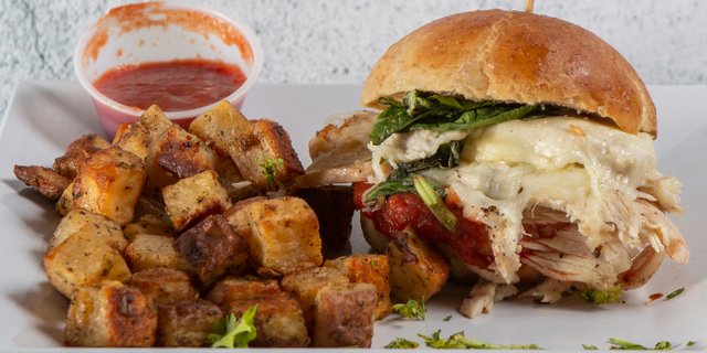 Roasted Chicken Melt Sandwich