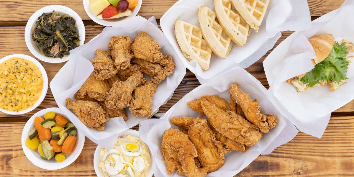 Groovy Chicken & Waffles