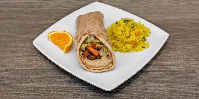 Vegan Falafel Pita Boxed Lunch