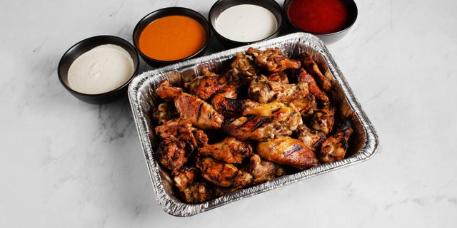 Flame-Grilled Chicken Wings