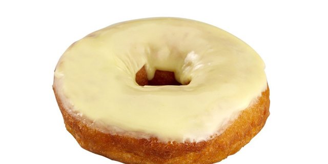 Banana Icing Donut