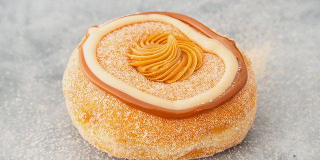 Salted Caramel Cheesecake Gourmet Donut