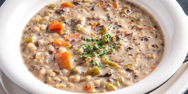 Mushroom Barley Soup