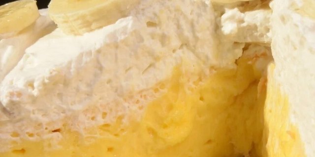 Cream Banana Whole Pie