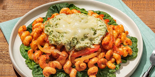 Pesto Chicken Cavatappi