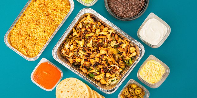 Grilled Veggie Fajita Taco Bar