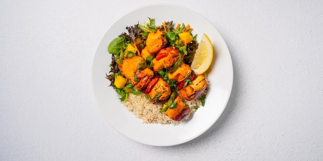 Chicken Tikka Kabob Bowl