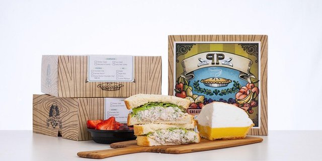 Old Fashioned Chicken Salad w/ Pie