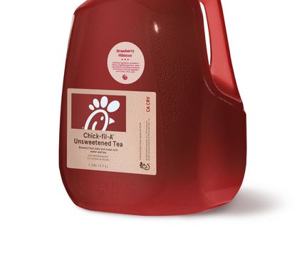Gallon Strawberry Hibiscus Unsweet Tea