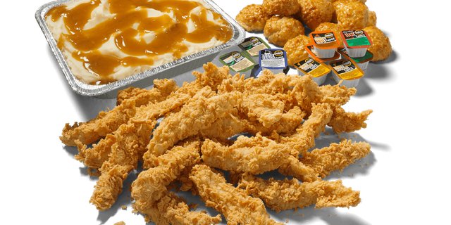 25pc Tenders Meal Bundle (12 Sauces)